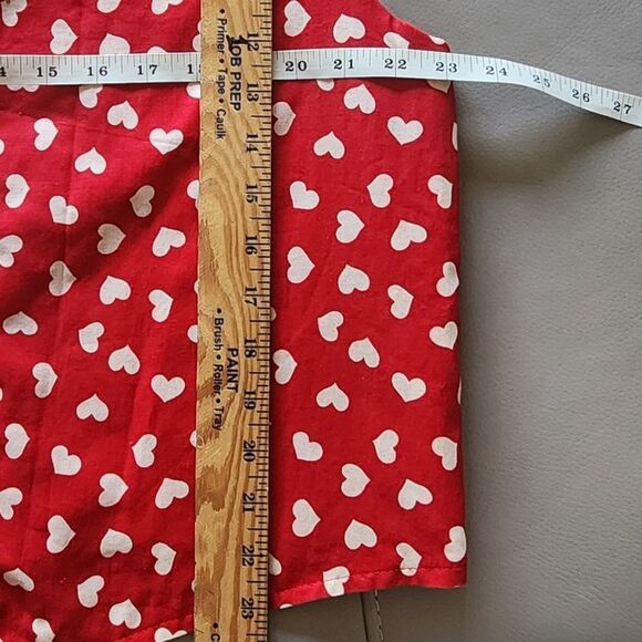 reversible valentine's heart vest handmade L/XL - Picture 11 of 11